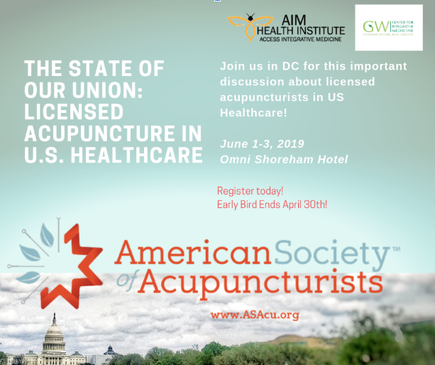 American Society of Acupuncturists (ASA) conference in Washington, D.C